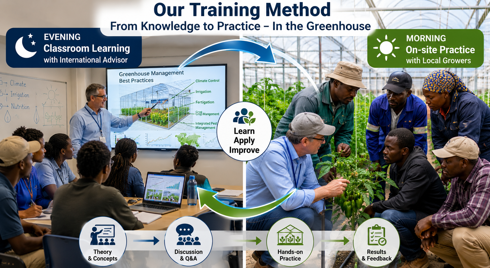 Our Training Method — From Knowledge to Practice in the Greenhouse